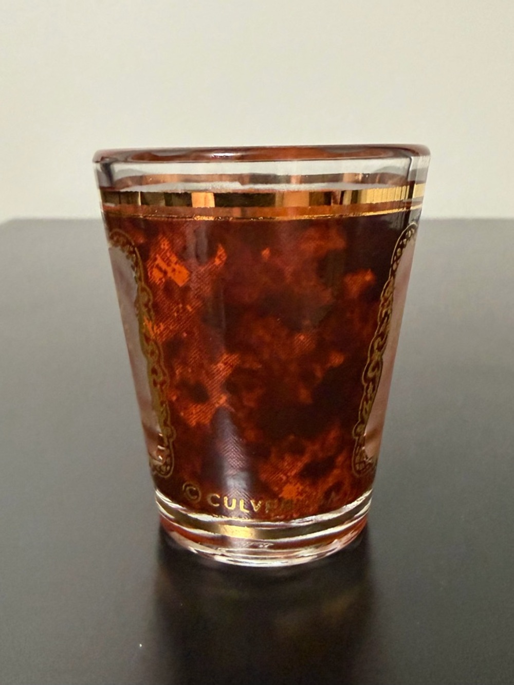 Bourbon Street New Orleans Gold Trim Shot Glass - Picture 2 of 7